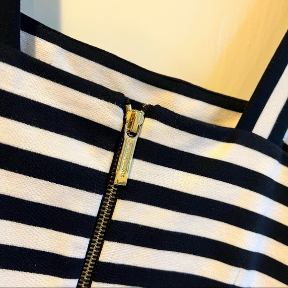 Price reduced: Michael Kors navy blue and white striped dress - Picture 3 of 5